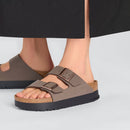 Women's Arizona Flex Platform Mocha Vegan Birko-Flor