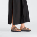 Women's Arizona Flex Platform Mocha Vegan Birko-Flor