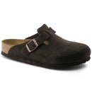 Unisex Boston Mocha Suede Soft Footbed