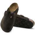 Unisex Boston Mocha Suede Soft Footbed
