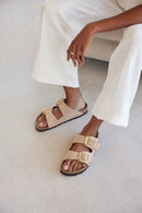 Women's Arizona Big Buckle Sand Nubuck