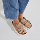 Women's Arizona Chunky Warm Sand Suede Leather