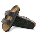 Birkenstock Arizona Iron Oiled Leather Soft Footbed